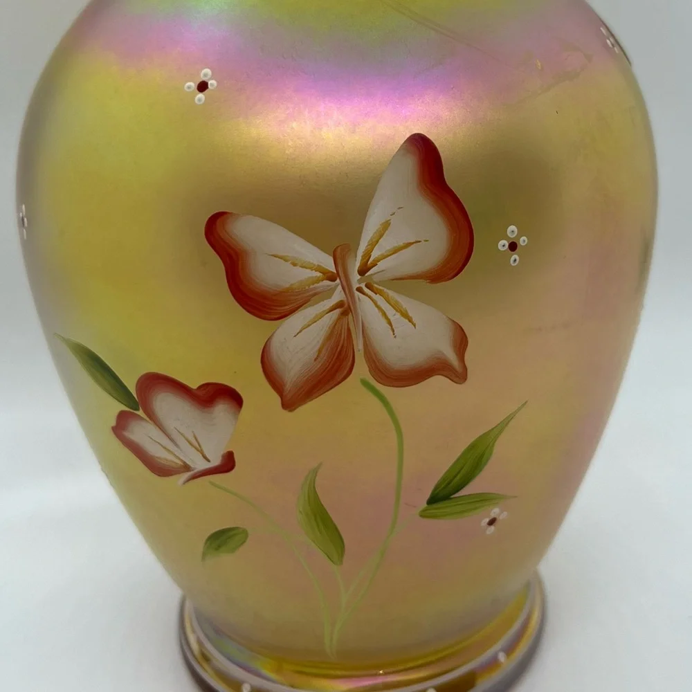 Vintage Fenton Iridescent Gold 